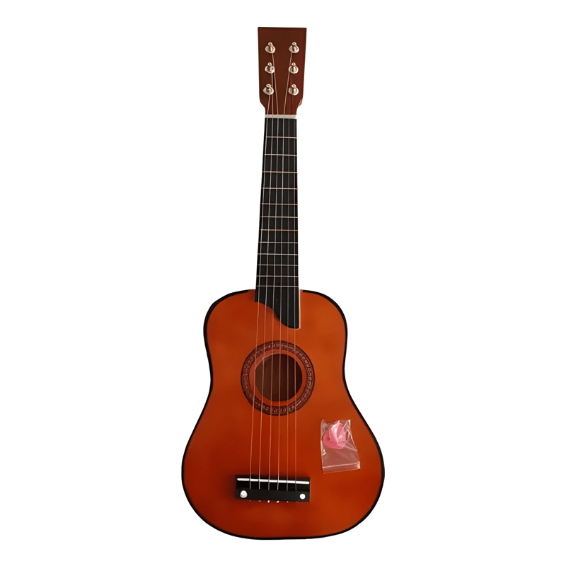 GUITARRA DE MADERA ACUSTICA PARA NIÑOS GRANDE - 2