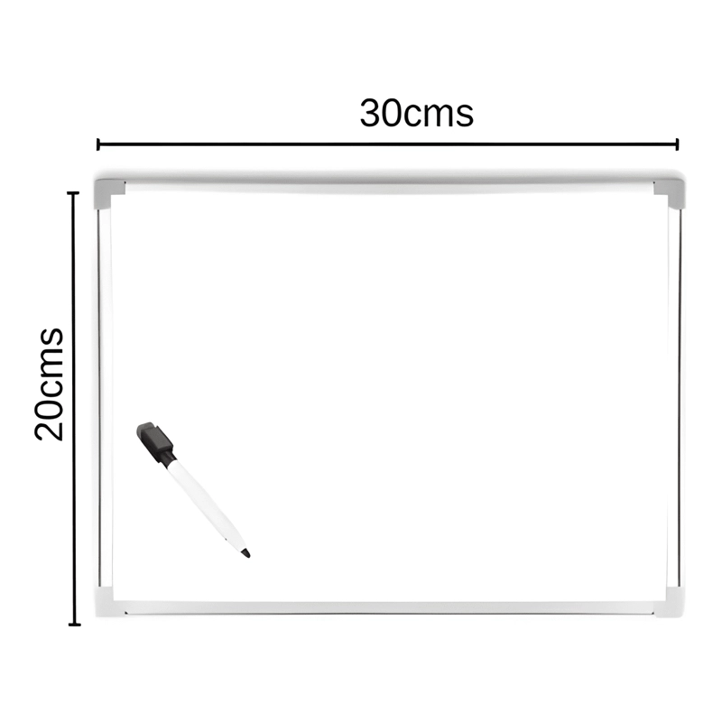 2X PIZARRA ACRILICA 20X30 PIZARRA MAGNE TICA PIZARRA BLANCA - 2
