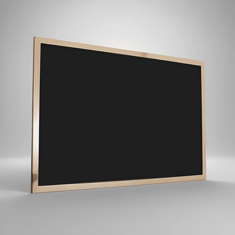 PIZARRA FONDO 60X90 CM CON MARCO DE MADERA NEGRO - 4