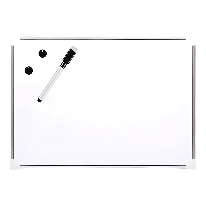 PIZARRA ACRILICA BLANCA MAGNE TICA BORDE DE ALUMINIO #3 - 2