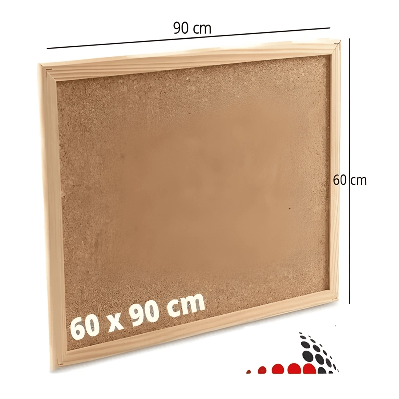 PIZARRA CORCHO 60X90 MARCO MADERA - 1