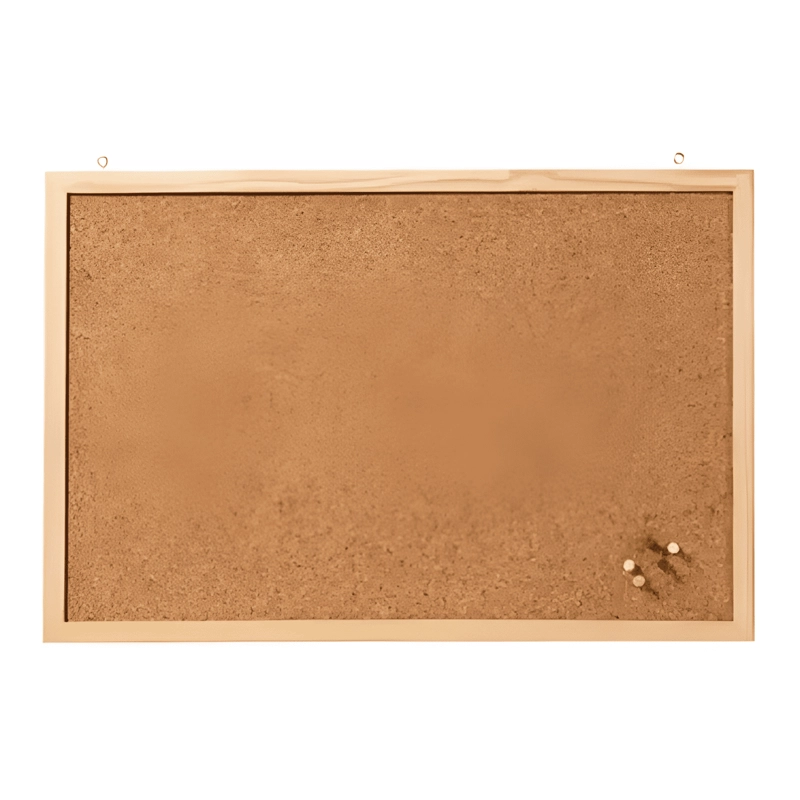PIZARRA DE CORCHO 50 X 70 BORDE DE MADERA COLGAR EN PARED - 3