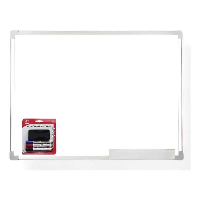 PIZARRA ACRILICA BLANCA 60X90 CM + SET 3 PLUMONES #2 - 1