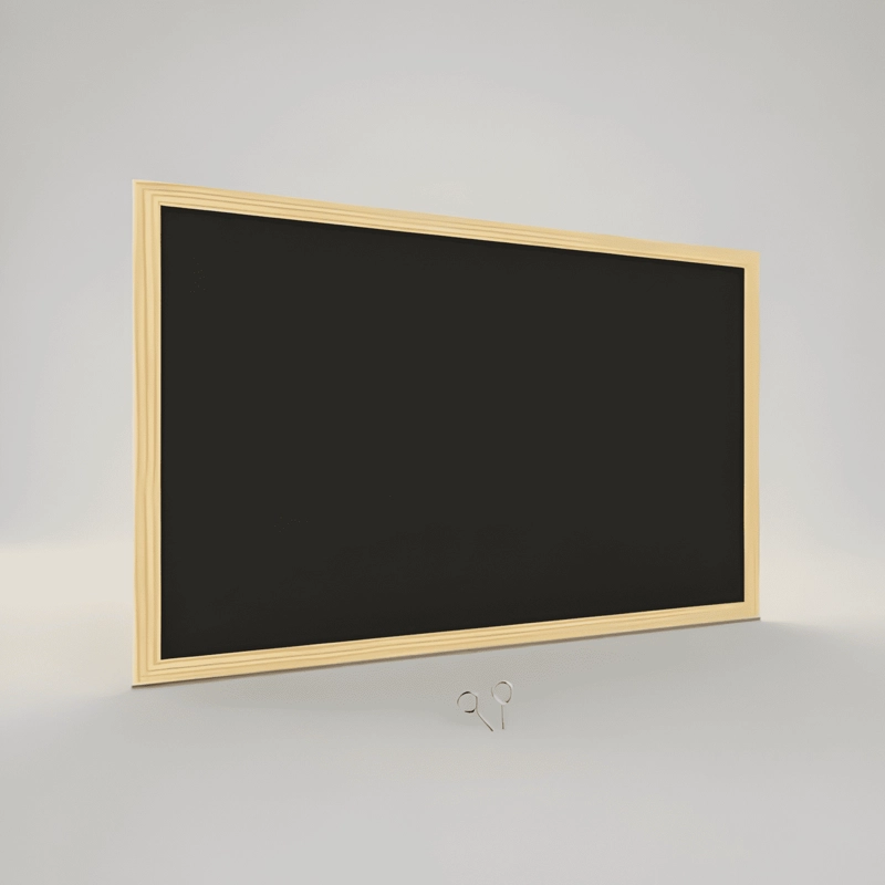 PIZARRA TIZA PIZARRON 30X40 CMS NEGRO - 2