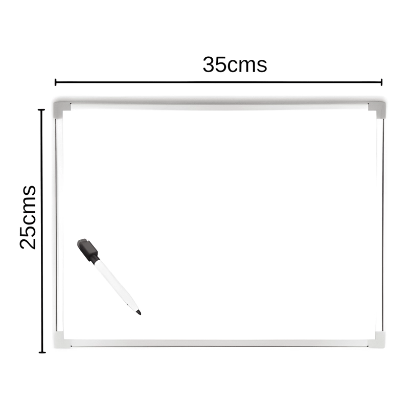 PIZARRA ACRILICA BLANCA MAGNE TICA 25X35CMS - 2