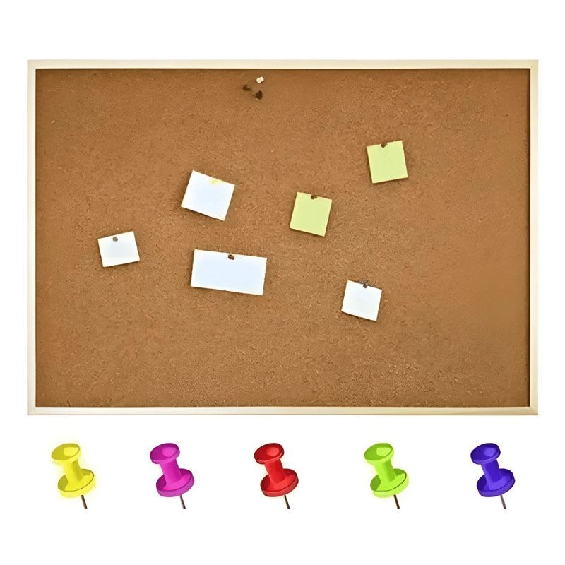 PACK X 2 PIZARRAS CORCHO 60 X 90 CM + FIJADORES #2 - 2