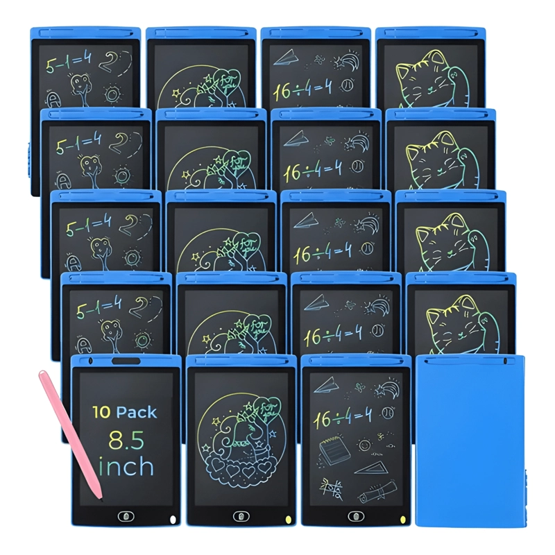 PACK 10 TABLEROS ESCRITURA LCD NIÑOS 8.5 INTELIGENTE - 1