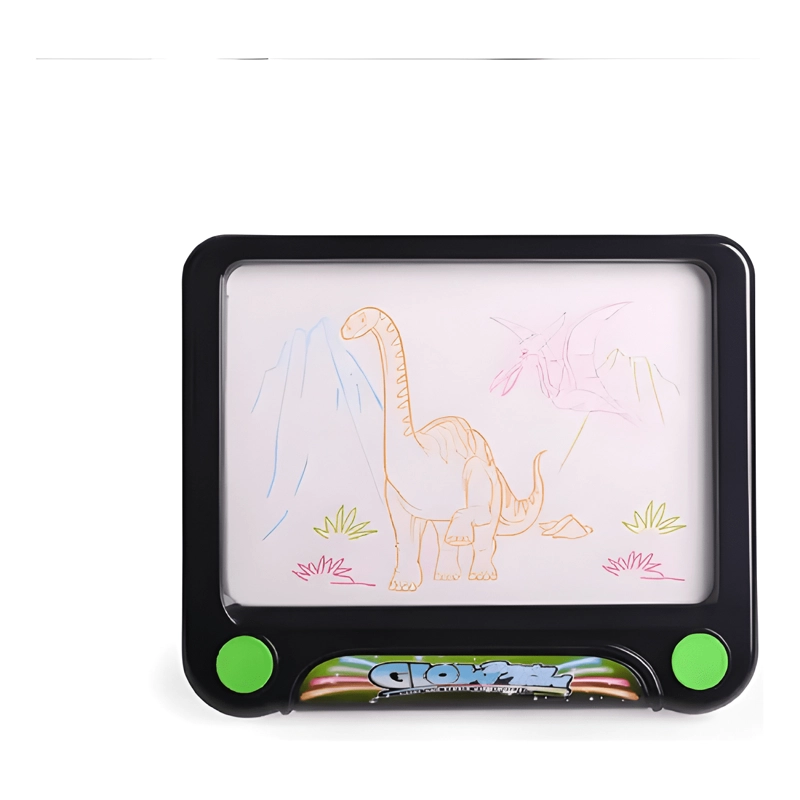 PIZARRA MAGICA 3D LED YI MA TOYS CON PLUMONES NEON NEGRO - 2