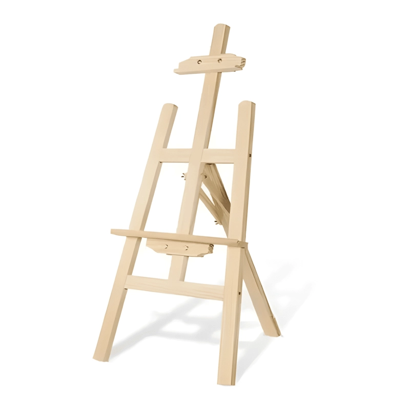 ATRIL CABALLETE PARA PINTAR DE MADERA AJUSTABLE 125CM #2 - 1