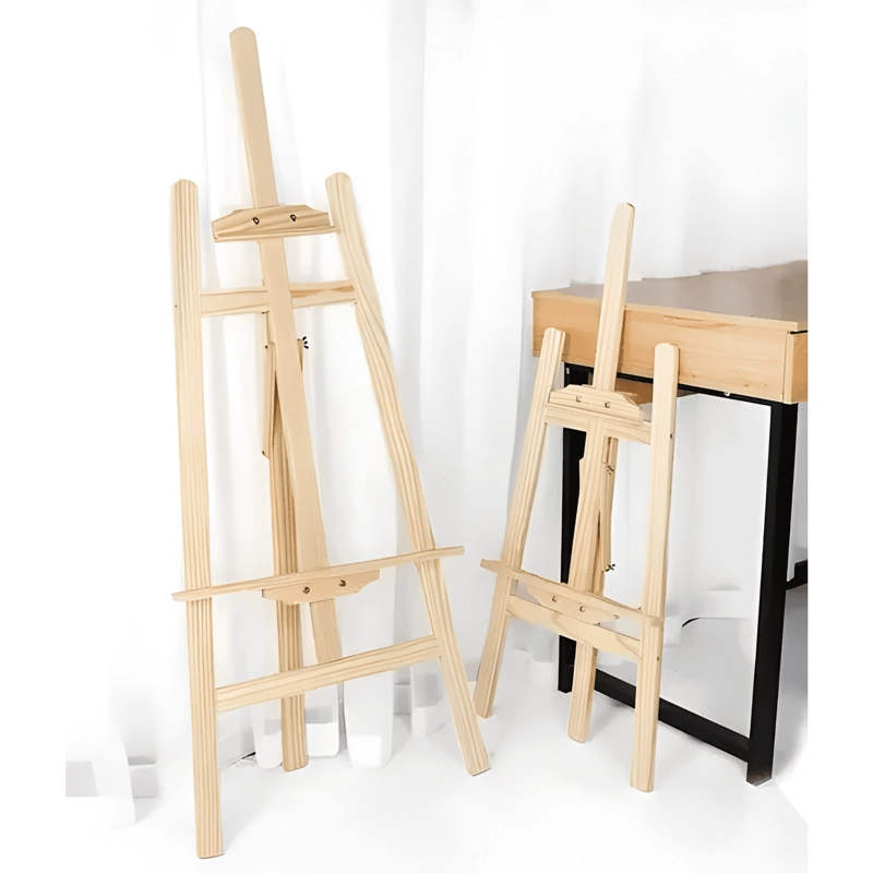 ATRIL CABALLETE PARA PINTAR DE MADERA AJUSTABLE 125CM #2 - 4