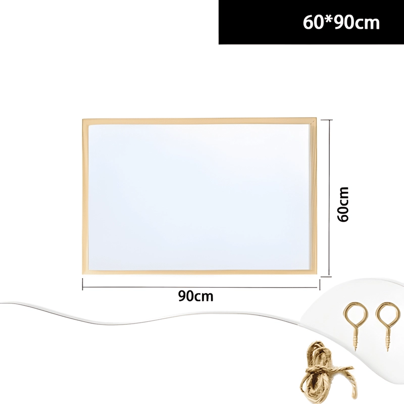 PIZARRA ACRILICA CON MARCO DE MADERA 60X90 CM RESISTENTE - 2