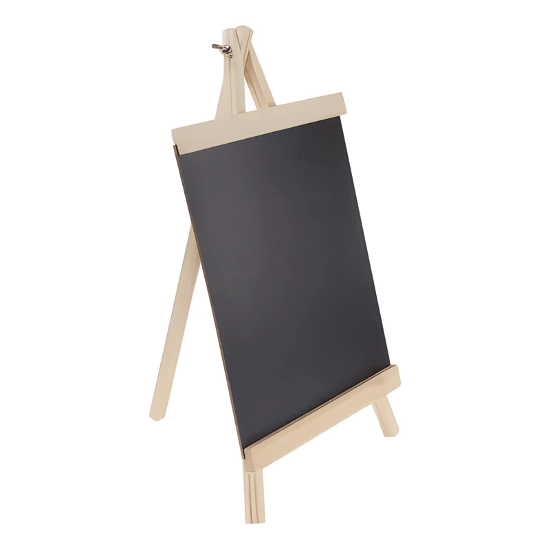 PIZARRA TIZA FULL MERCADITO 25X48 CM COLOR MADERA - 1