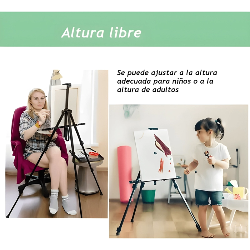 METALICO CABALLETE NIÑO PINTURA ARTISTICA ADAPTABLE 160CM - 2