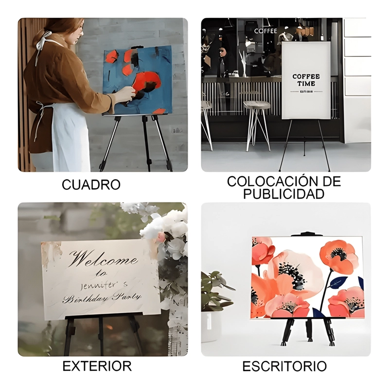 METALICO CABALLETE NIÑO PINTURA ARTISTICA ADAPTABLE 160CM - 3