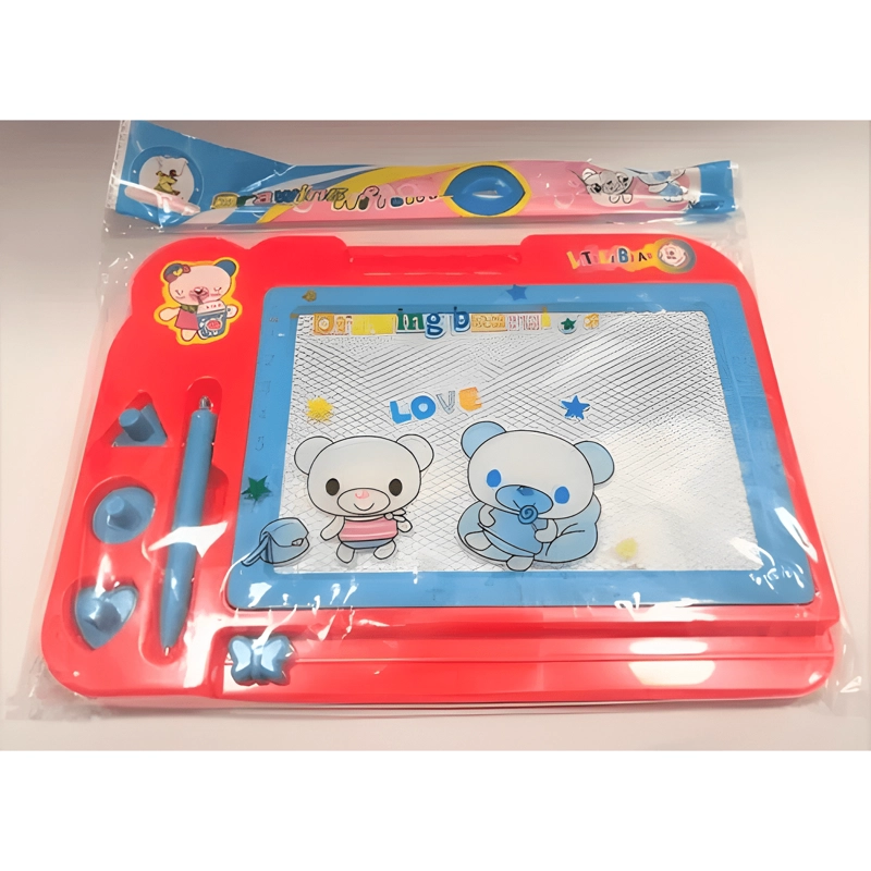 TABLERO DE DIBUJO MAGNE TICO CON LAPIZ PARA NIÑOS RETRO - 4