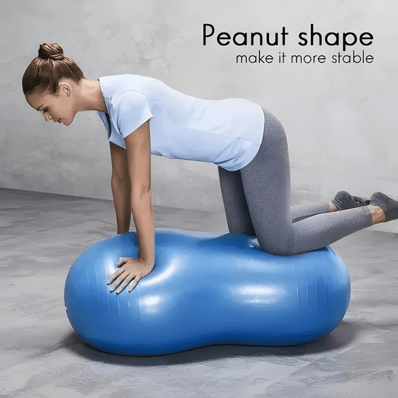 BALON OVALADO PILATES YOGA TIPO MANI 90X45CM -REHABILITACION - 4