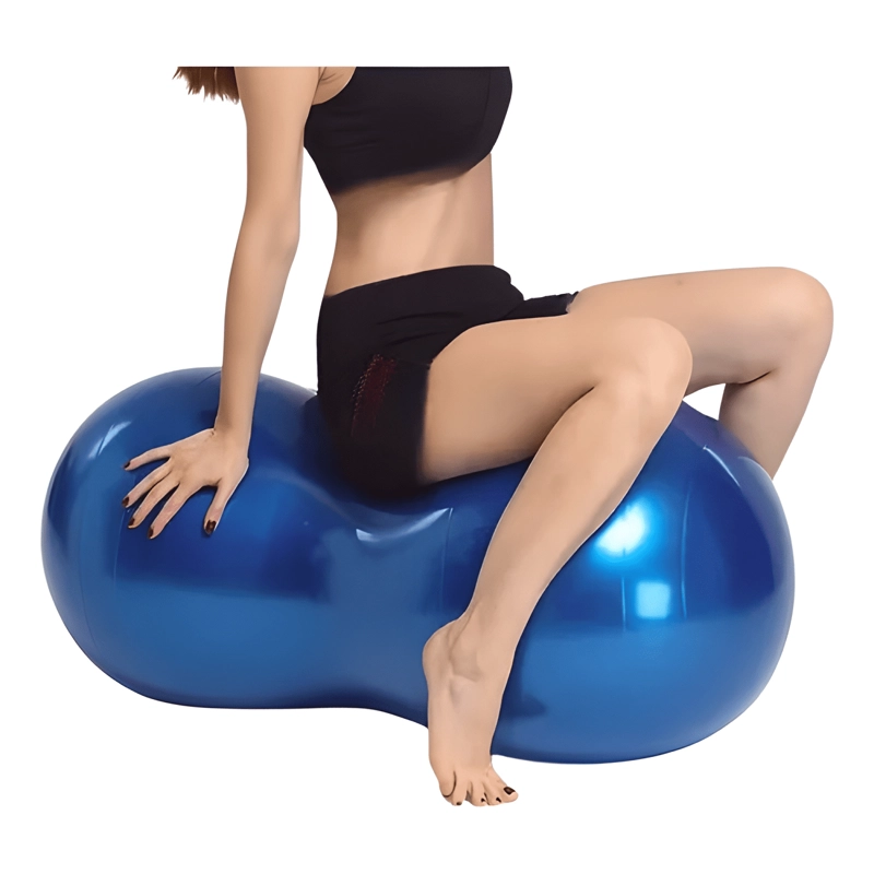 BALON TIPO MANI OVALADO PARA PILATES O YOGA + INFLADOR - 3