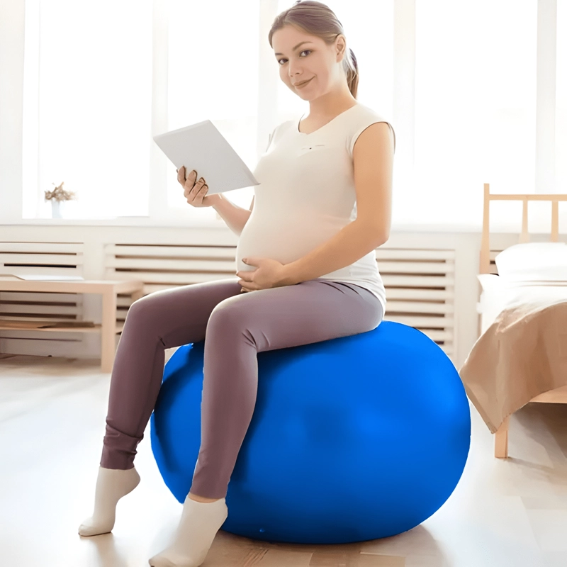 PELOTA DE PILATES YOGA LINEA SPORT 65 CM + INFLADOR PLASTICO - 3