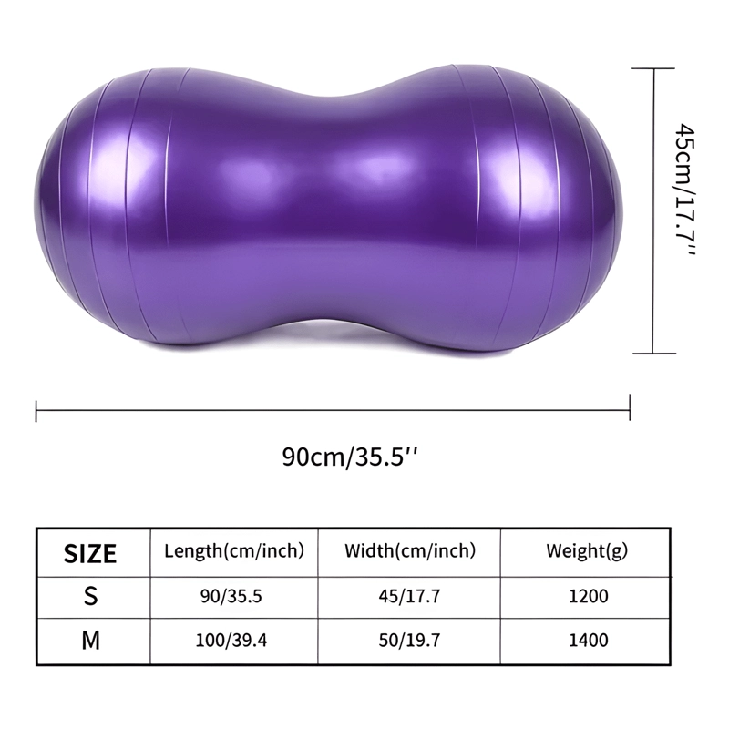 BALON OVALADO PILATES YOGA TIPO MANI 90X45CM #3 - 3