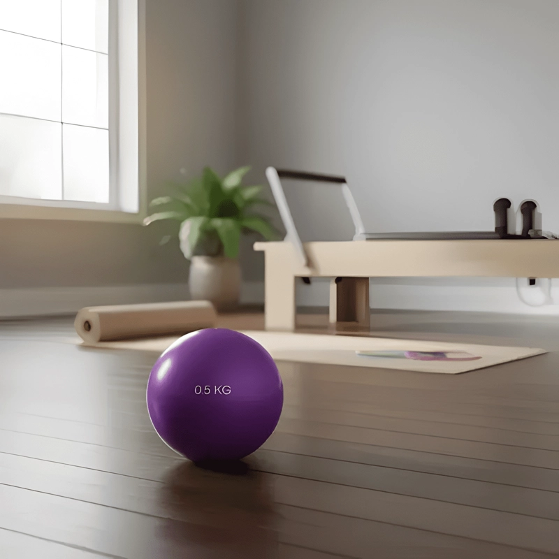 BALON MEDICINAL DE SILICONA 0,5 KILOS SIN REBOTE (500 GR) - 3