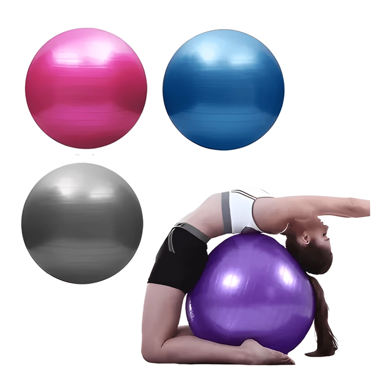 PELOTA YOGA PILATES GINASTICA ABDOMINAL 55CM BOLA SUIZA - 2