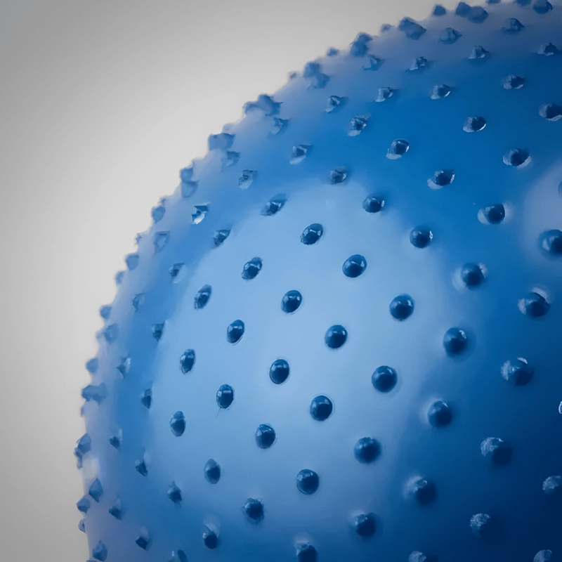 PELOTA BALON PILATES ERIZO 65 CM YOGA + BOMBIN - 1