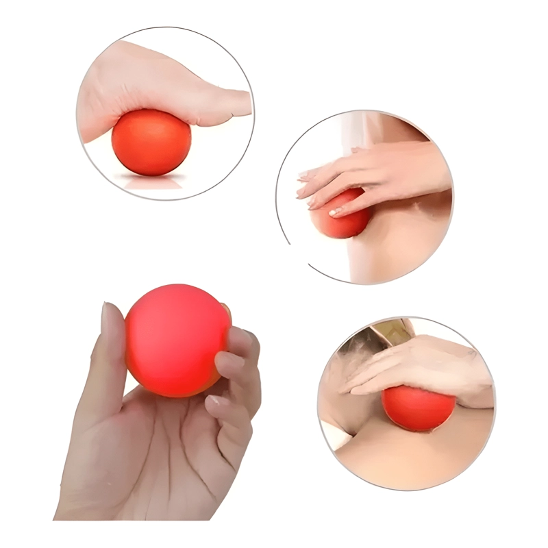 PELOTA MASAJE LACROSSE 63MM - PILATES YOGA REHABILITACION - 2