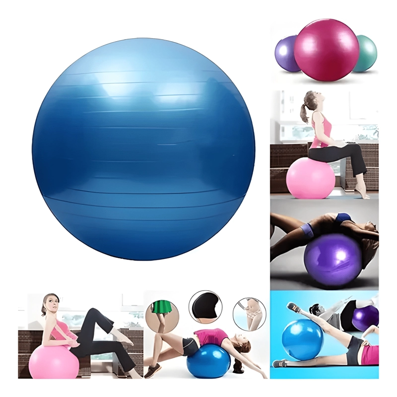 PELOTA BALON 75 CM PILATES YOGA + INFLADOR PELOTAS #2 - 3