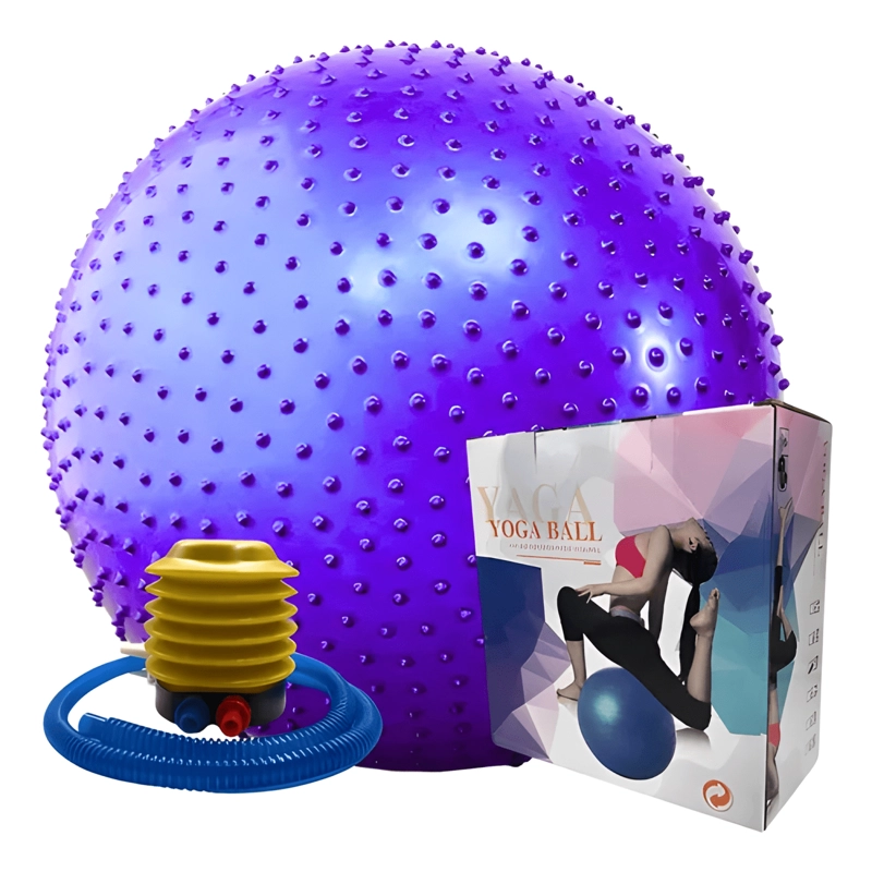 BALON DE YOGA O PELOTA 85 CM LINEA SPORT + INFLADOR - 2