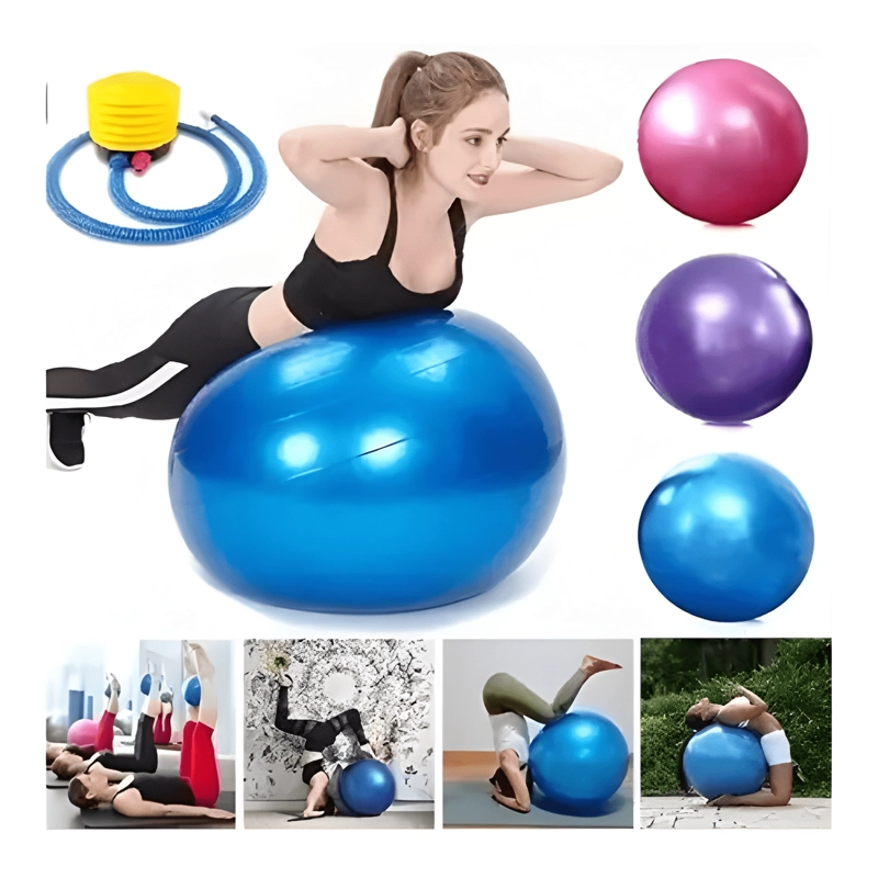 PELOTA BALON 75 CM PILATES YOGA + INFLADOR PELOTAS #5 - 3