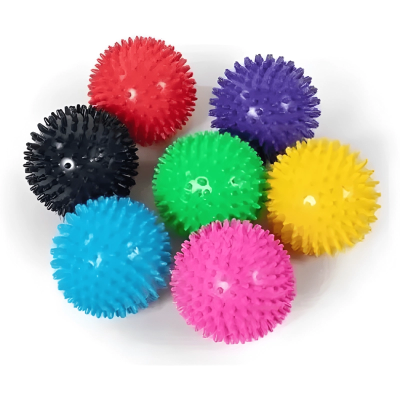 PELOTA MASAJES PUAS MASAJES ERIZO YOGA PILATE 9CM - 3
