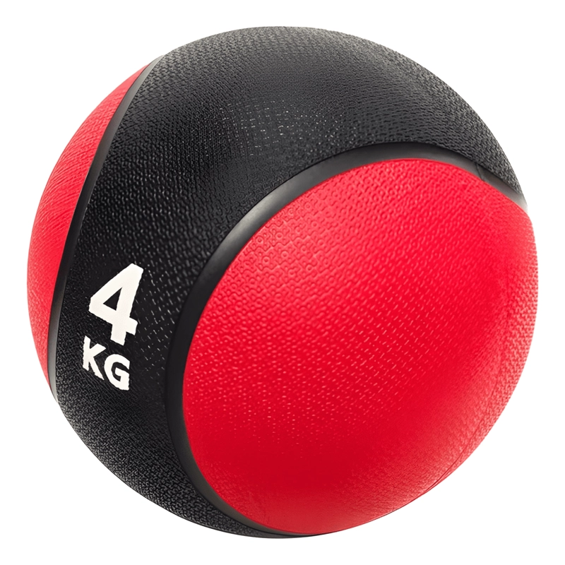 BALON MEDICINAL 4KG CON REBOTE PARA ENTRENAMIENTO NEGRO #2 - 1