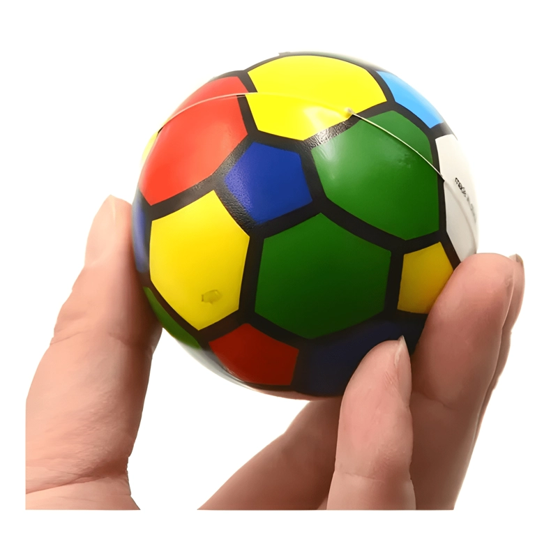 2 PELOTAS COLORES ANTI ESTRE S REHABILITACION TERAPIA ESPUMA - 2