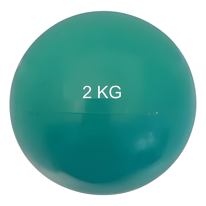 BALON MEDICINAL SILICONA 2 KILOS SIN REBOTE VERDE - 3