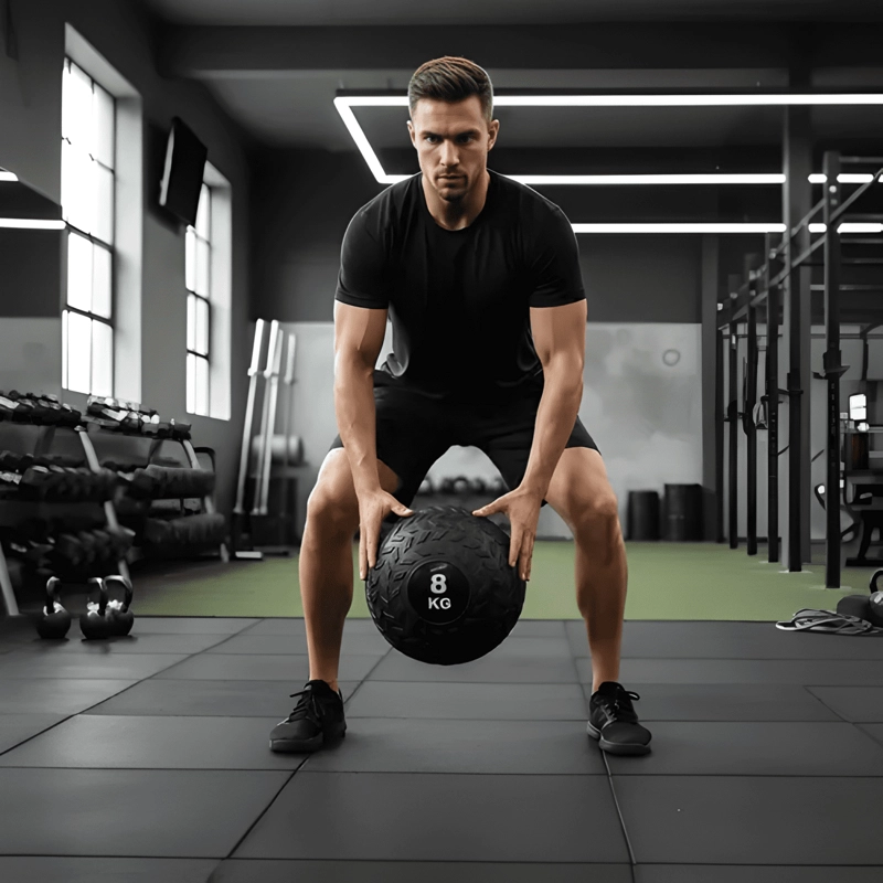 BALON MEDICINAL 8KG PARA ENTRENAMIENTO SLAM BALL / CROSSFIT - 4