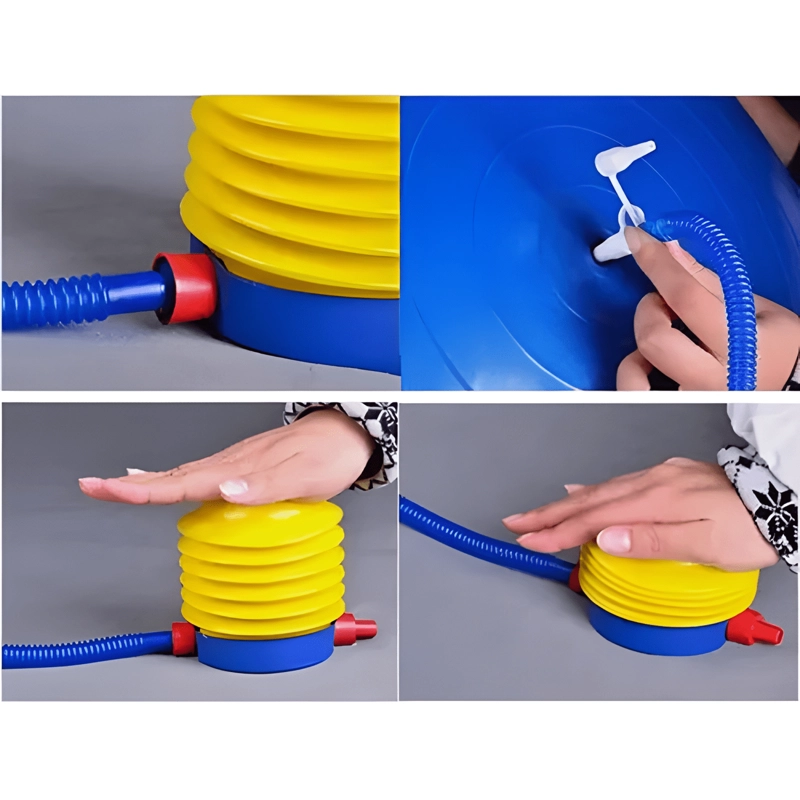 SET BALON PELOTA YOGA PILATES 65CM + INFLADOR - 4