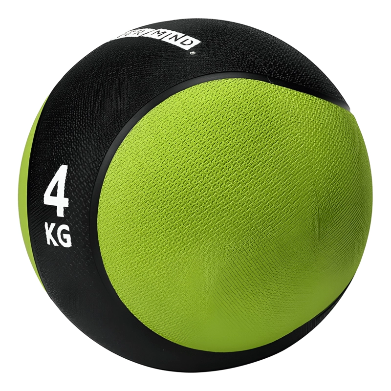 BALON MEDICINAL CON REBOTE 4 KG CROSSFIT PELOTA FUNCIONAL - 3