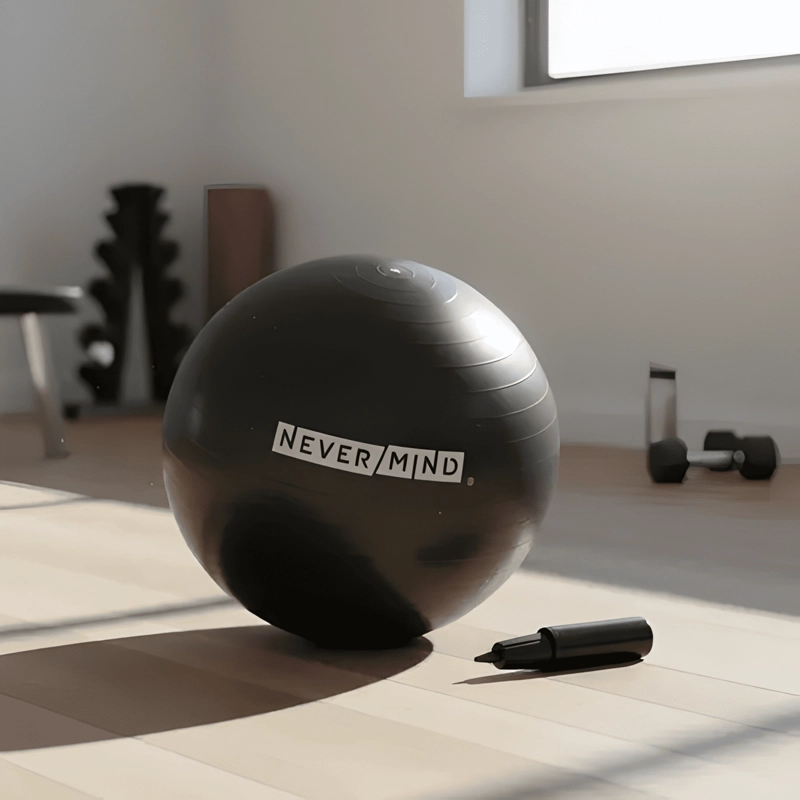 PELOTA BALON DE PILATES YOGA 85 CM + INFLADOR BOMBIN #4 - 2