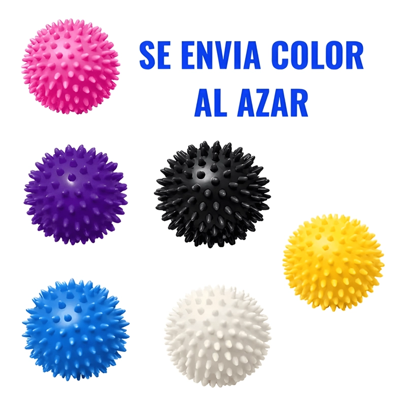 PACK 4 PELOTAS PARA MASAJES DE ERIZO 7.5 CM MULTICOLOR - 1