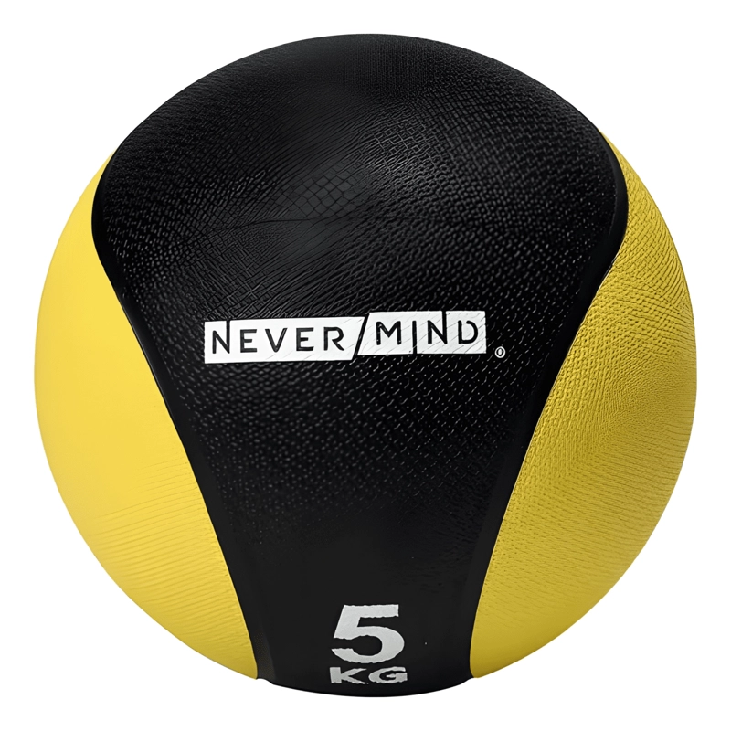 BALON MEDICINAL CON REBOTE 5 KG CROSSFIT PELOTA FUNCIONAL #4 - 2