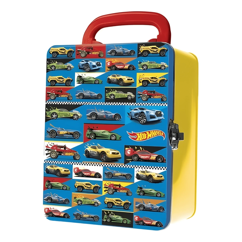PACK 10 AUTOS HOT WHEELS CON CAJA PORTA AUTOS - 4