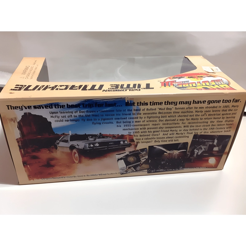DELOREAN BACK TO THE FUTURE 3 TIME MACHINE 1/24 GRIS #2 - 4