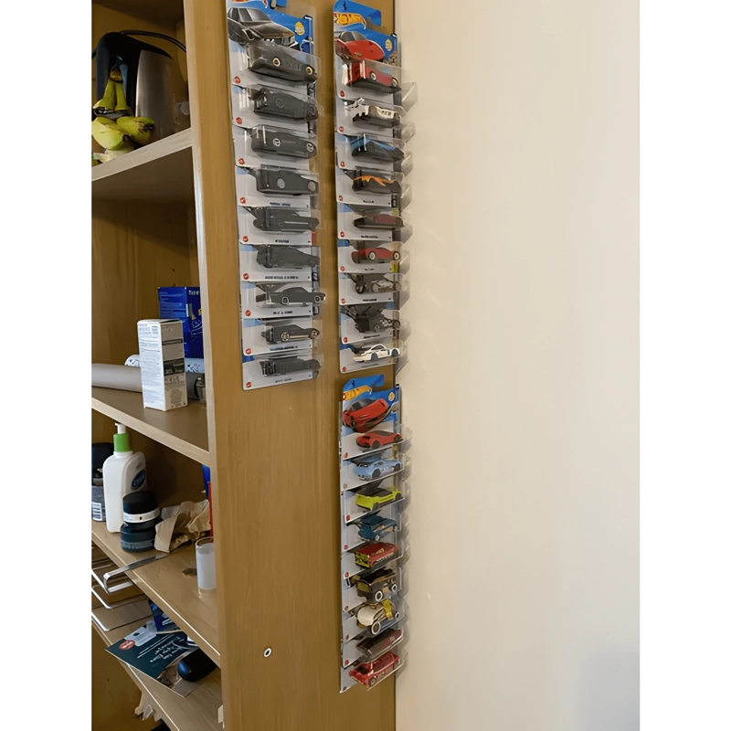 EXHIBIDOR PARA HOT WHEELS CON BLISTER 9 AUTOS - 1