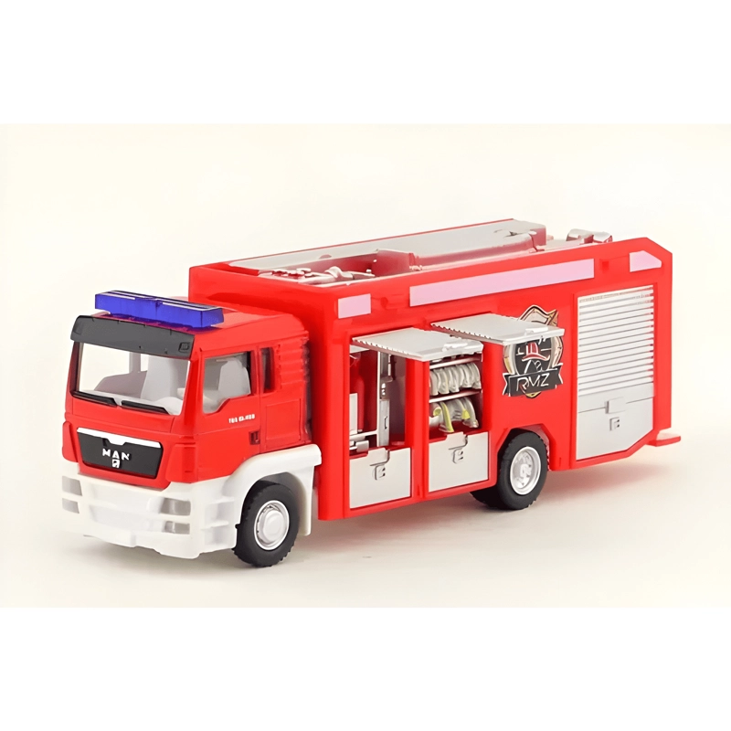 CAMION DE COLECCION MAN VERSION BOMBEROS 1:64 - 1