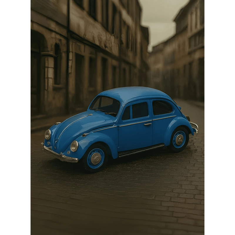 AUTO VOLKSWAGEN THE BEETLE S ESCALA AZUL #4 - 1