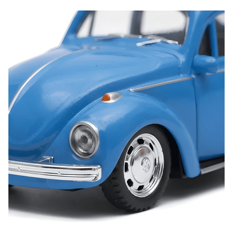 AUTO VOLKSWAGEN THE BEETLE S ESCALA AZUL #4 - 3