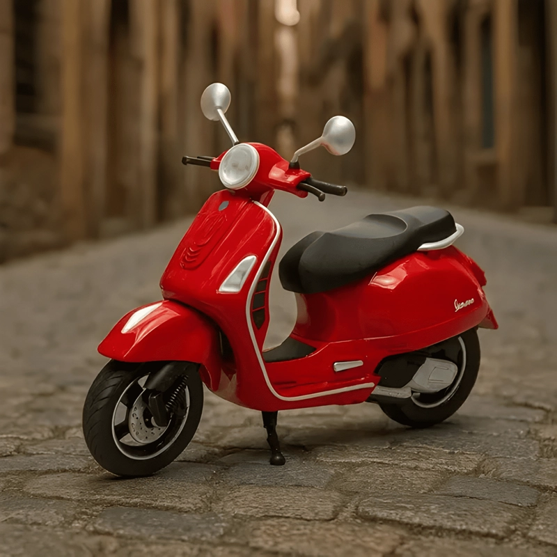 MOTO VESPA GTS 125CC ESCALA 1:18 MULTICOLOR - 1