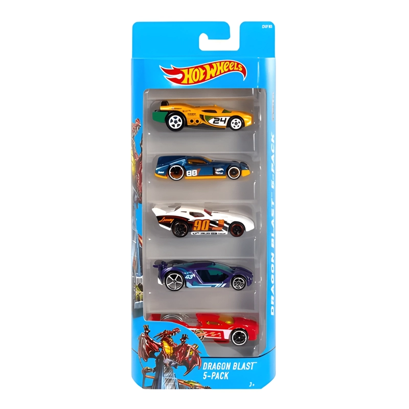 PACK 5 AUTOS HOT WHEELS - 1