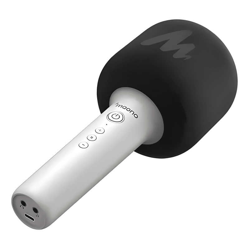 MICROFONO KARAOKE BLUETOOTH MKP100 PLUG & PLAY BLANCO - 2