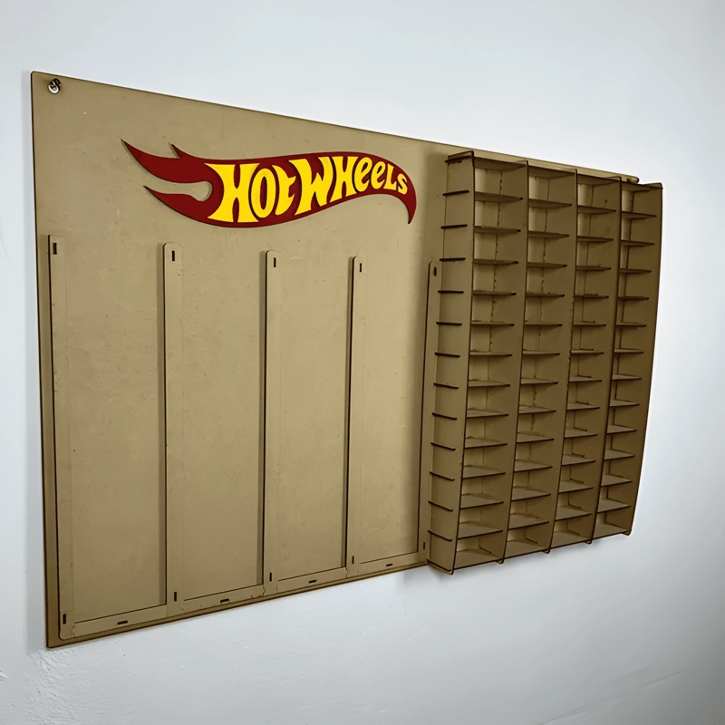 EXHIBIDOR PARA AUTOS HOT WHEELS EN BLISTER Y SUELTOS - 1